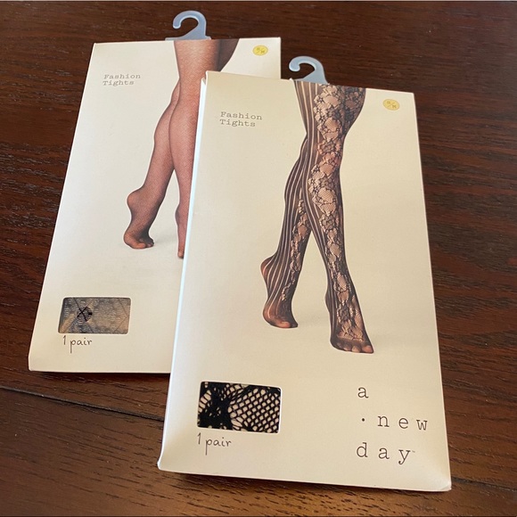 BNIB A New Day Fashion Tights S/M (Lot of 2)